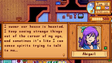 abigail dialogue stardew